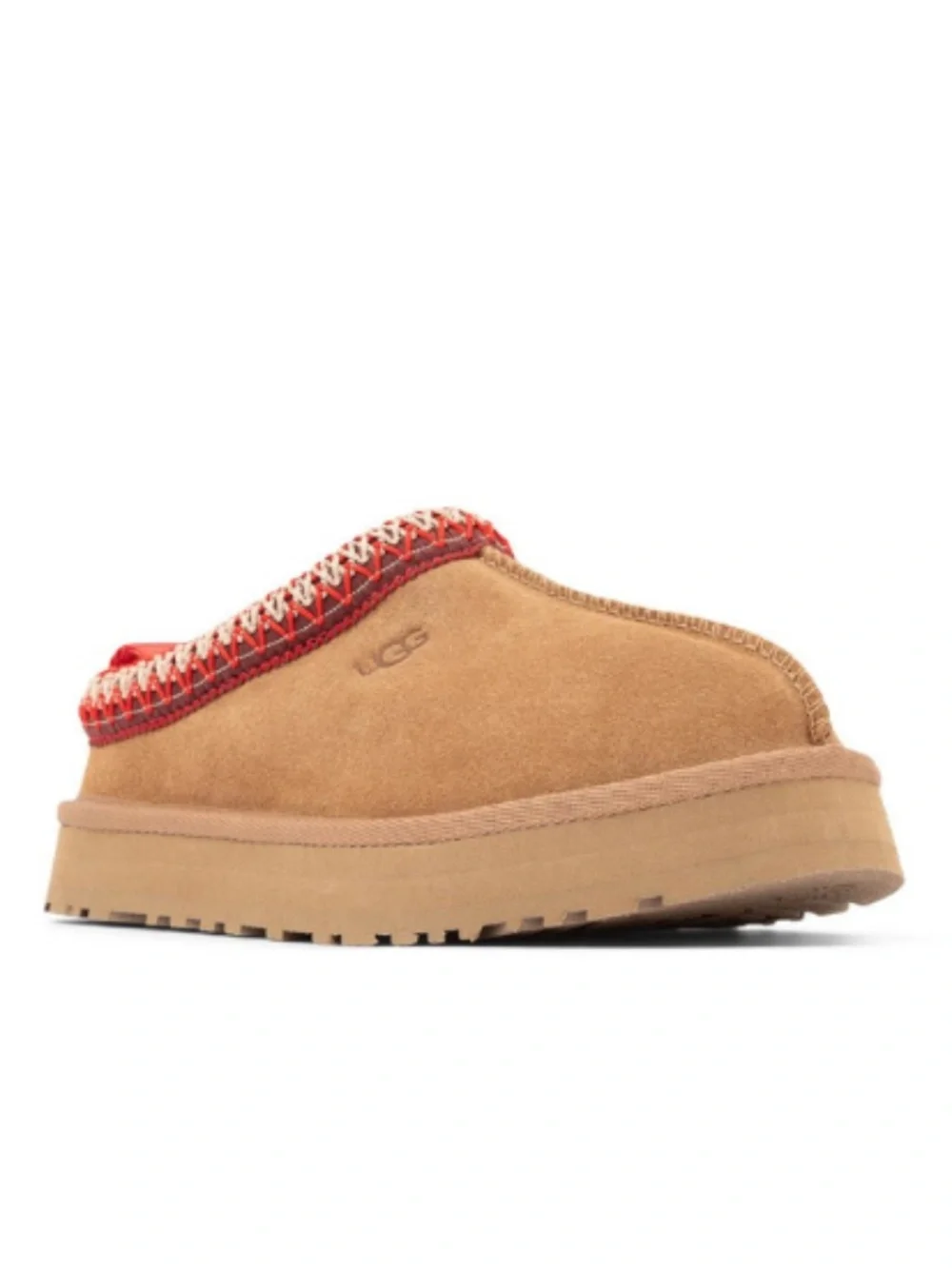 Kids UGG Tazz Slippers in Chestnut Suede. 1143776K
